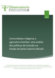 Comunidades indígenas e agricultura familiar: uma análise das políticas de Inclusão no estado de Santa Catarina