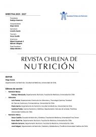 Revista Chilena de Nutrición. Vol. 52 | Núm. 6 (diciembre 2025)