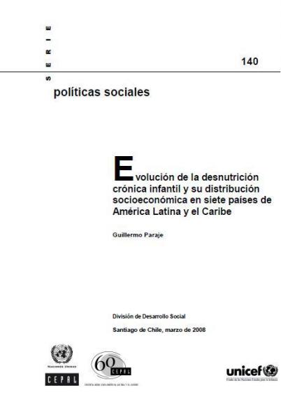 Evolución de la desnutrición crónica infantil y su distribución socioeconómica en siete países de América Latina y el Caribe