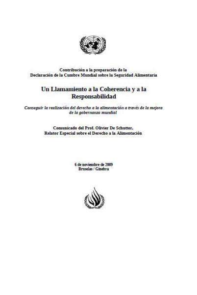 Un Llamamiento a la Coherencia y a la Responsabilidad