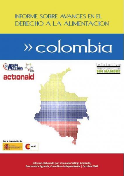 Informe sobre avances en el derecho a la alimentación en Colombia