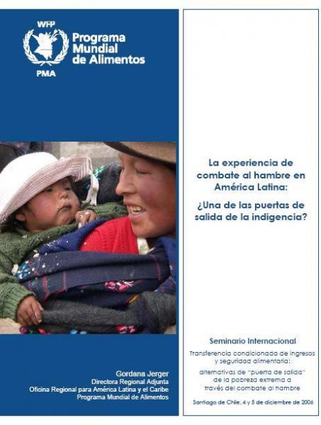 La experiencia de combate al hambre en América Latina: ¿Una de las puertas de salida de la indigencia?