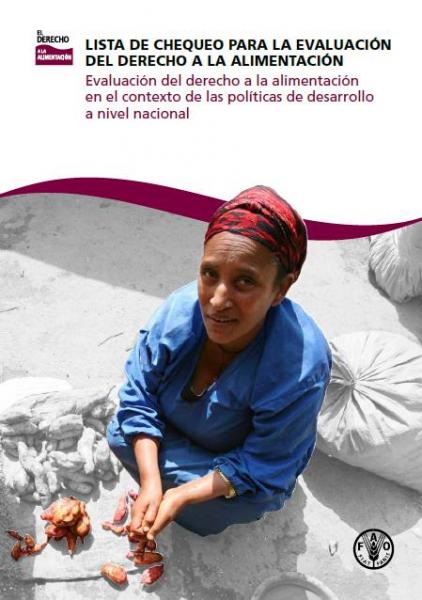 Lista de Chequeo para la Evaluación del Derecho a la Alimentación. Evaluación del derecho a la alimentación en el contexto de las políticas de desarrollo a nivel nacional.