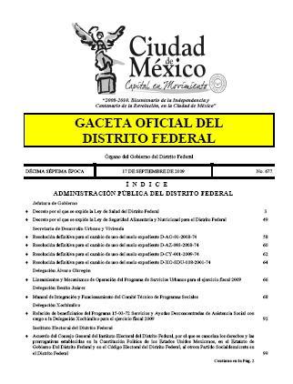 Ley de Seguridad Alimentaria y Nutricional para el Distrito Federal