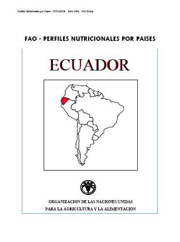 Perfiles Nutricionales por Países: Ecuador