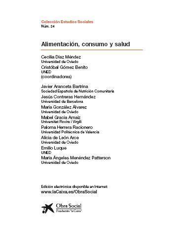 Alimento, Consumo y Salud