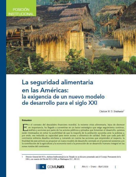 La seguridad alimentaria en las Américas: la exigencia de un nuevo modelo de desarrollo para el siglo XXI