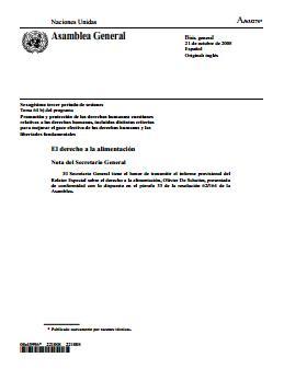 Mayor capacidad de respuesta: un marco de derechos humanos para la seguridad alimentaria y nutricional mundial