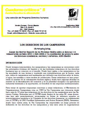 Los derechos de los campesinos